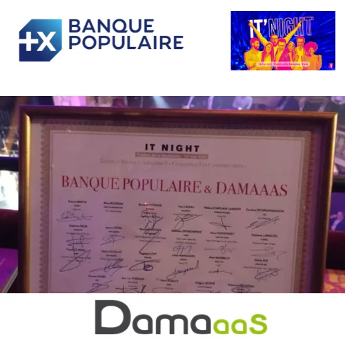 Le projet DAMAaaS - BanquePopulaire primé aux IT Nights 2022